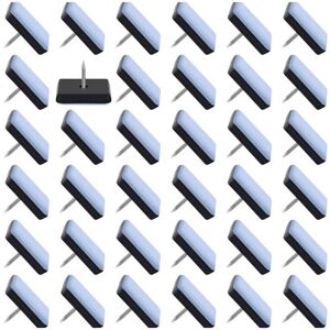 CSPARKV Pack of 50 Furniture Glides 25x25mm Teflon Sliding Glides Furniture Gliders with Nails Nail-on Chair Glides CSPARKV Pack of 50 Furniture Glides 25x25mm Teflon Sliding Glides Furniture Gliders with Nails Nail-on Chair Glides
