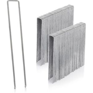 Tinor - Pack of 50 galvanized stainless steel fixing pegs, 3 mm thick, 4 cm wide, 15 cm long Tinor - Pack of 50 galvanized stainless steel fixing pegs, 3 mm thick, 4 cm wide, 15 cm long