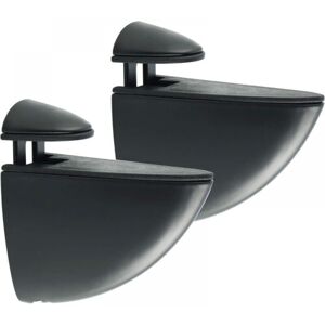 Ymyny - Pack of Glass or Wood Shelf Brackets, Adjustable and Customizable Shelf Brackets, Thickness 2-17 mm, Wall Mounted with Screw, Matte Black Ymyny - Pack of Glass or Wood Shelf Brackets, Adjustable and Customizable Shelf Brackets, Thickness 2-17 mm, Wall Mounted with Screw, Matte Black