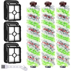 WOIYIC Pack Replacement Filters and 3 Pack Pet Brushrolls for Bissell Crosswave 3-in-1 Multi-Purpose Vacuum Cleaner for Bissell CrossWave 1866 1785 2052 1713 WOIYIC Pack Replacement Filters and 3 Pack Pet Brushrolls for Bissell Crosswave 3-in-1 Multi-Purpose Vacuum Cleaner for Bissell CrossWave 1866 1785 2052 1713