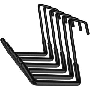 Csparkv - Pack s Hooks for Garage Heavy Duty Double Wall Hooks Power Tools Hanger for diy Garage Organization (Black) Csparkv - Pack s Hooks for Garage Heavy Duty Double Wall Hooks Power Tools Hanger for diy Garage Organization (Black)