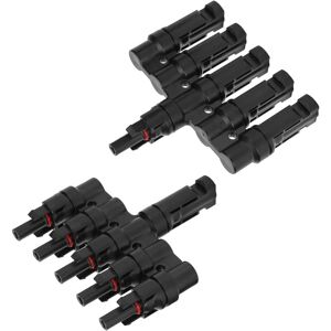 Memkey - Pack Solar Panel Cable Connector, 5 to 1 Photovoltaic Cable Joint Pipe Branch Connector for Solar Energy Panel Memkey - Pack Solar Panel Cable Connector, 5 to 1 Photovoltaic Cable Joint Pipe Branch Connector for Solar Energy Panel
