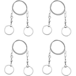 Csparkv - Pack Steel Wire Saw, Stainless Steel Wire Saw, Outdoor Survival Wire Saw, 360 Degree Wire Saw, for Outdoor Emergency Travel, Survival Tool Csparkv - Pack Steel Wire Saw, Stainless Steel Wire Saw, Outdoor Survival Wire Saw, 360 Degree Wire Saw, for Outdoor Emergency Travel, Survival Tool