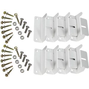 Tinor - Pack Z-Shaped Solar Panel Mounting Brackets for Caravan, Boat, Car, Truck, Home, Off-Grid Roof Mounting (8 Brackets Total) Tinor - Pack Z-Shaped Solar Panel Mounting Brackets for Caravan, Boat, Car, Truck, Home, Off-Grid Roof Mounting (8 Brackets Total)