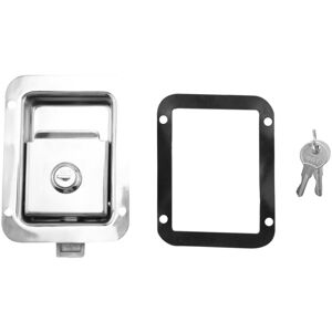 TLILY Paddle Latch with Lock & Key Travel Trailer Stainless Steel rv Door Heavy Duty Flush Mount Handle TLILY Paddle Latch with Lock & Key Travel Trailer Stainless Steel rv Door Heavy Duty Flush Mount Handle
