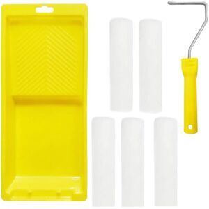 Aougo - Paint Roller Kit,Paint Roller Set,7 Pieces Set,Paint Brushes Rollers,Paint Roller Brush,for Home Decoration Wall Garden Ceiling Door Aougo - Paint Roller Kit,Paint Roller Set,7 Pieces Set,Paint Brushes Rollers,Paint Roller Brush,for Home Decoration Wall Garden Ceiling Door