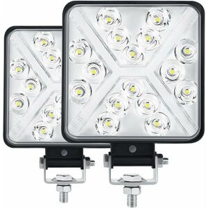 DEWDAT Pair 4 Inch led Tractor Work Light 300W 12000LM 6000K 4x4 led Headlight IP67 Motorcycle Additional led Lights 8D Square Lens Extremely High DEWDAT Pair 4 Inch led Tractor Work Light 300W 12000LM 6000K 4x4 led Headlight IP67 Motorcycle Additional led Lights 8D Square Lens Extremely High