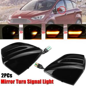 Insma - Pair of Dynamic led Rearview Mirror Lights Turn Signal Lights For Ford S-Max 2007-2014 Ford Kuga C394 2008-2012 Ford C-Max 2011-2019 European Insma - Pair of Dynamic led Rearview Mirror Lights Turn Signal Lights For Ford S-Max 2007-2014 Ford Kuga C394 2008-2012 Ford C-Max 2011-2019 European