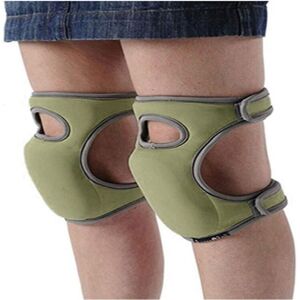 GROOFOO Paire de genouillères de jardinage en mousse Eva ultra douces réglables pour les travaux ménagers de jardin,green GROOFOO Paire de genouillères de jardinage en mousse Eva ultra douces réglables pour les travaux ménagers de jardin,green