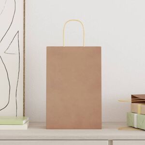 vidaXL Paper Carrier Bags - 250 pcs, Brown, 21x11x31 cm - Paper Type vidaXL Paper Carrier Bags - 250 pcs, Brown, 21x11x31 cm - Paper Type