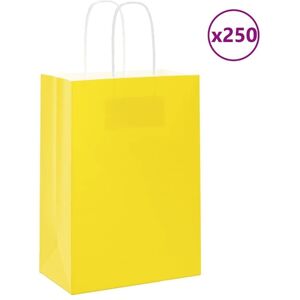 vidaXL Paper Bags - 15x8x21cm - Recyclable Kraft Paper Bags vidaXL Paper Bags - 15x8x21cm - Recyclable Kraft Paper Bags