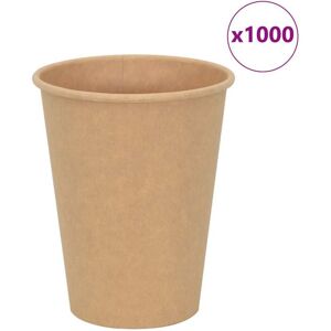 Paper Coffee Cups 1000 pcs 12oz 300ml Brown Vidaxl Paper Coffee Cups 1000 pcs 12oz 300ml Brown Vidaxl