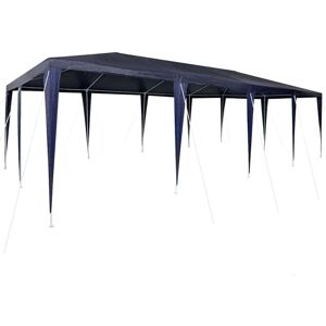 BONNEVIE Party Tent Blue and White 800 x 400 x 266 cm CFW141081 BONNEVIE Party Tent Blue and White 800 x 400 x 266 cm CFW141081