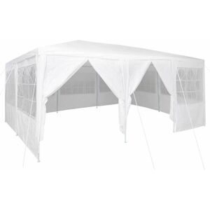 BONNEVIE Party Tent White 600 x 400 x 266 cm Polyester and Steel CFW910331 BONNEVIE Party Tent White 600 x 400 x 266 cm Polyester and Steel CFW910331