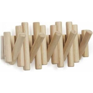 TOOLIVE Patère Murale 5 crochets, en Bois Naturel, 37,1x16,5x4,4 cm TOOLIVE Patère Murale 5 crochets, en Bois Naturel, 37,1x16,5x4,4 cm