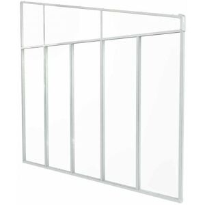 Palram - Patio Cover 4 Series Sidewall - Acrylic - L319 x W6.7 x H305 cm - White Palram - Patio Cover 4 Series Sidewall - Acrylic - L319 x W6.7 x H305 cm - White