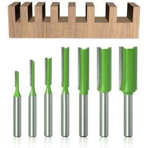 Serbia - 7pcs 6mm Shank Straight Router Bits, Straight Router Bits for Wood Tungsten Carbide Woodworking Tool, Single and Double Flute Straight Serbia - 7pcs 6mm Shank Straight Router Bits, Straight Router Bits for Wood Tungsten Carbide Woodworking Tool, Single and Double Flute Straight