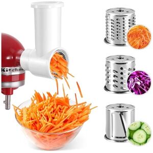 Linghhang - Shredder Attachments for Kitchenaid Mixer Slicer, Slicer Attachments for Quickly Slicing Vegetables for Salads, Potatoes Linghhang - Shredder Attachments for Kitchenaid Mixer Slicer, Slicer Attachments for Quickly Slicing Vegetables for Salads, Potatoes