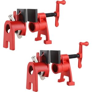 AOUGO Pieces 3/4' Tube Clamp Pipe Clamp, Woodworking Workbench Quick Clamp Woodworking Vise, Wood Clamp Woodworking Pipe Clamp 26.5mm (Matte) AOUGO Pieces 3/4' Tube Clamp Pipe Clamp, Woodworking Workbench Quick Clamp Woodworking Vise, Wood Clamp Woodworking Pipe Clamp 26.5mm (Matte)