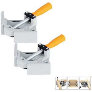 Aougo - Pieces Angle Clamp, 90 Degree Perfect Angle Clamp, 2 Adjustable Handle, Clamp Vise for Joinery Carpenter, Hand Tools Aougo - Pieces Angle Clamp, 90 Degree Perfect Angle Clamp, 2 Adjustable Handle, Clamp Vise for Joinery Carpenter, Hand Tools