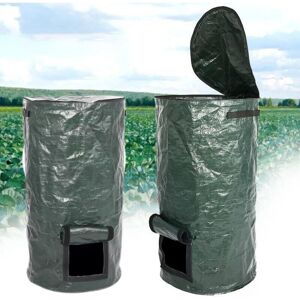 IKODM Pieces Compost Bags - Eco-Friendly Organic Fermentation pe Compost Bins, Garden Kitchen Waste Bags, (2 Pieces, 45x80cm) IKODM Pieces Compost Bags - Eco-Friendly Organic Fermentation pe Compost Bins, Garden Kitchen Waste Bags, (2 Pieces, 45x80cm)