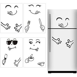 Csparkv - Pieces Cute Refrigerator Sticker Delicious Face Kitchen Fridge Stickers Happy Delicious Face Kitchen Fridge Wall Stickers Art for Kitchen Csparkv - Pieces Cute Refrigerator Sticker Delicious Face Kitchen Fridge Stickers Happy Delicious Face Kitchen Fridge Wall Stickers Art for Kitchen