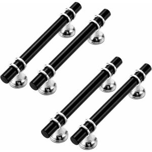 Rose - Pink 4 Pieces Cabinet Handle,Black Kitchen Cabinet Handles,Door Stick Handle,Kitchen Cabinet Aluminum Alloy,with screws,for Cupboard Drawer Rose - Pink 4 Pieces Cabinet Handle,Black Kitchen Cabinet Handles,Door Stick Handle,Kitchen Cabinet Aluminum Alloy,with screws,for Cupboard Drawer