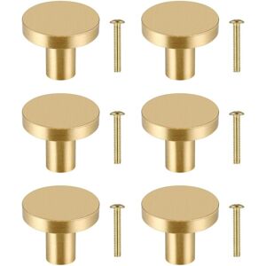 Rose - Pink 6 Pieces Drawer Knobs, Gold Furniture Knobs, Round Cabinet Knobs, Gold Brass Drawer Knobs, Kitchen Door Handles for Decor 2025 mm Rose - Pink 6 Pieces Drawer Knobs, Gold Furniture Knobs, Round Cabinet Knobs, Gold Brass Drawer Knobs, Kitchen Door Handles for Decor 2025 mm