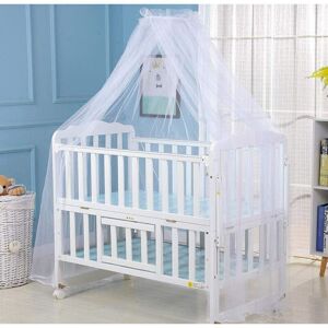 Rose - Pink-Baby Mosquito Net Polyester Bed Crib Canopy Princess Newborn Multifunctional Lifting Support Mosquito Wire Coded Dome Comfortable Rose - Pink-Baby Mosquito Net Polyester Bed Crib Canopy Princess Newborn Multifunctional Lifting Support Mosquito Wire Coded Dome Comfortable