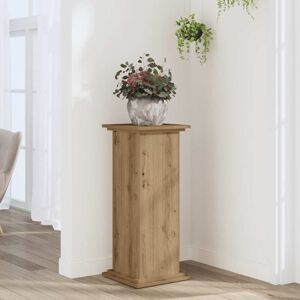 Plant Stand Artisan Oak 33x33x80 cm Engineered Wood Vidaxl Plant Stand Artisan Oak 33x33x80 cm Engineered Wood Vidaxl