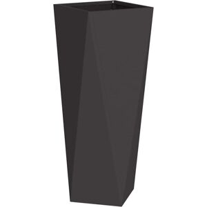 Planter Black 30 x 30 x 75 cm Steel vidaXL Planter Black 30 x 30 x 75 cm Steel vidaXL