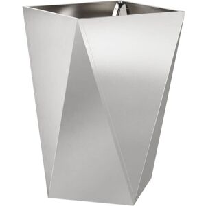 Planter Silver 50 x 50 x 75 cm Stainless Steel vidaXL Planter Silver 50 x 50 x 75 cm Stainless Steel vidaXL