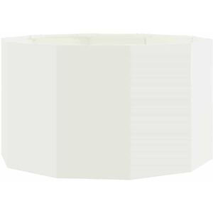Planter White 90 x 90 x 50 cm Steel vidaXL Planter White 90 x 90 x 50 cm Steel vidaXL