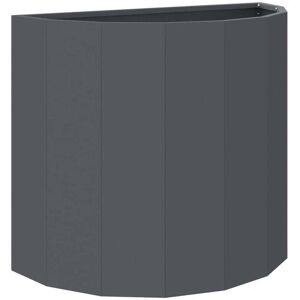 Planter Anthracite 60 x 30 x 50 cm Steel vidaXL Planter Anthracite 60 x 30 x 50 cm Steel vidaXL