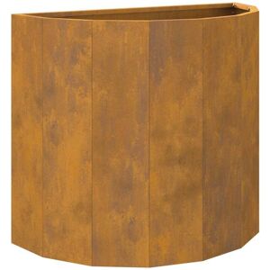 Planter Rusty 60 x 30 x 50 cm Weathering Steel vidaXL Planter Rusty 60 x 30 x 50 cm Weathering Steel vidaXL