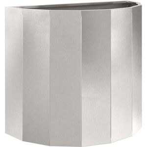 Planter Silver 60 x 30 x 50 cm Stainless Steel vidaXL Planter Silver 60 x 30 x 50 cm Stainless Steel vidaXL