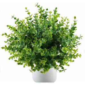 TRIMEC Plantes artificielles Arbustes en plastique Plantes en plastique Plantes de simulation Vert 4 pcs TRIMEC Plantes artificielles Arbustes en plastique Plantes en plastique Plantes de simulation Vert 4 pcs