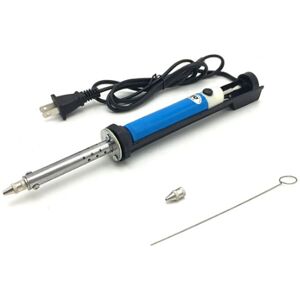 AOUGO Plastic Desoldering Tool, 40W 2 in 1 Electric Soldering Iron Tin Sucker Strong Suction Desoldering Welding Tool (eu Plug) AOUGO Plastic Desoldering Tool, 40W 2 in 1 Electric Soldering Iron Tin Sucker Strong Suction Desoldering Welding Tool (eu Plug)