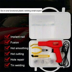 DEWDAT Plastic Welder 50W Hot Plastic Welding Machine Car Bumper Repair Kit with 200 Pieces Hot Staplers DEWDAT Plastic Welder 50W Hot Plastic Welding Machine Car Bumper Repair Kit with 200 Pieces Hot Staplers