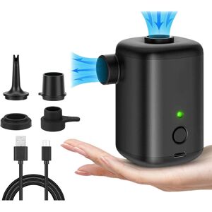 SERBIA Pompe Electrique 2 en 1 Gonfleur et Degonfleur Portable sans Fil usb Rechargeable, Mini Pompe à Air avec 4 Embouts pour Le Matelas,Camping SERBIA Pompe Electrique 2 en 1 Gonfleur et Degonfleur Portable sans Fil usb Rechargeable, Mini Pompe à Air avec 4 Embouts pour Le Matelas,Camping