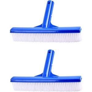 Longziming - Pool Brush 2 Pieces Cleaning Brush Head Plastic Swimming Pool Brush Pool Broom Pool Wall Brush for Swimming Pool Broom Brushes Cleans Longziming - Pool Brush 2 Pieces Cleaning Brush Head Plastic Swimming Pool Brush Pool Broom Pool Wall Brush for Swimming Pool Broom Brushes Cleans