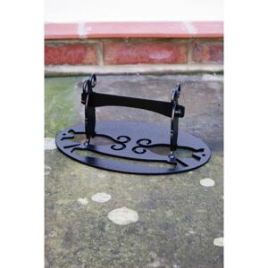 Oval (Victorian) Boot/Shoe Scraper - Steel Shoe Cleaner - Steel - L20 x W35 x H12.7 cm - Black Oval (Victorian) Boot/Shoe Scraper - Steel Shoe Cleaner - Steel - L20 x W35 x H12.7 cm - Black