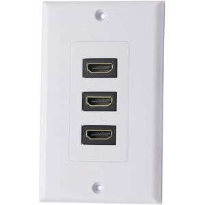 AOUGO Port hdmi 2.0 Wall Plate Component hdmi Component Composite Audio Wall Mount Socket, Support 4K 60Hz 1080P Perfect for Projector and Home Theater AOUGO Port hdmi 2.0 Wall Plate Component hdmi Component Composite Audio Wall Mount Socket, Support 4K 60Hz 1080P Perfect for Projector and Home Theater