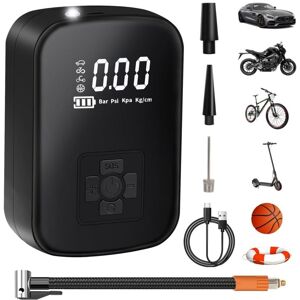Tinor - Portable Air Compressor, 4000mAh Mini Electric Air Pump 150PSI Electric Bicycle Pump with Digital lcd Display 4 Modes Rechargeable Car Tire Tinor - Portable Air Compressor, 4000mAh Mini Electric Air Pump 150PSI Electric Bicycle Pump with Digital lcd Display 4 Modes Rechargeable Car Tire