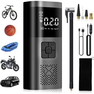 Tinor - Portable Air Compressor, Mini Electric Bicycle Pump, Cordless Electric Tire Inflator, 4 Modes for Car, Bicycle, Motorcycle, Ball Tinor - Portable Air Compressor, Mini Electric Bicycle Pump, Cordless Electric Tire Inflator, 4 Modes for Car, Bicycle, Motorcycle, Ball