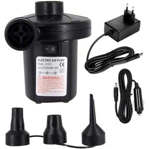 Aougo - Portable Electric Air Pump, dc 12V/AC 230-240V Fast Fill Electric Air Pump Air Pump for Inflatable Air Mattress Toy Cushion Swimming Pool Aougo - Portable Electric Air Pump, dc 12V/AC 230-240V Fast Fill Electric Air Pump Air Pump for Inflatable Air Mattress Toy Cushion Swimming Pool