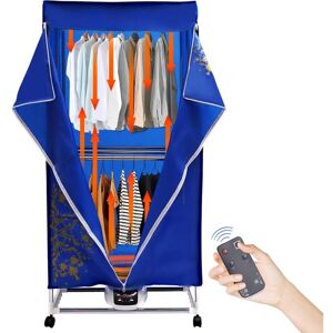 CNCEST Portable Electric Clothes Dryer, Hot Air Dryer, Ventilated Clothes Dryer, Double Layer Heated Wardrobe Dryer with Remote Control (EU Plug) CNCEST Portable Electric Clothes Dryer, Hot Air Dryer, Ventilated Clothes Dryer, Double Layer Heated Wardrobe Dryer with Remote Control (EU Plug)