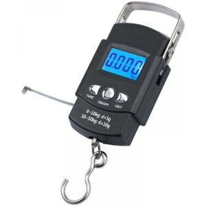Ymyny - Portable Electronic Digital Scale, 50 kg/10 g Luggage Scale with Measuring Hook, Tape Measure and lcd Display with Backlight mumu Ymyny - Portable Electronic Digital Scale, 50 kg/10 g Luggage Scale with Measuring Hook, Tape Measure and lcd Display with Backlight mumu