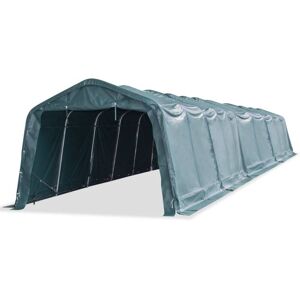 Removable Livestock Tent PVC 550 g/m² 3.3x16 m Dark Green vidaXL Removable Livestock Tent PVC 550 g/m² 3.3x16 m Dark Green vidaXL