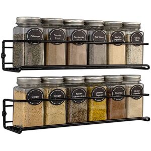 Serbia - Porte Epices Cuisine Mural, 2PCS Support de Rangement pour Épices en Acier Inoxydable à 2 Niveaux Étagère Murale de Cuisine avec Adhésif et Serbia - Porte Epices Cuisine Mural, 2PCS Support de Rangement pour Épices en Acier Inoxydable à 2 Niveaux Étagère Murale de Cuisine avec Adhésif et